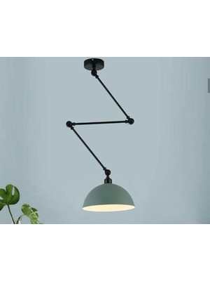 Die Grup Tr Mylights Retro Rustik Metal Akrobat Avize Suyeşili 30CM