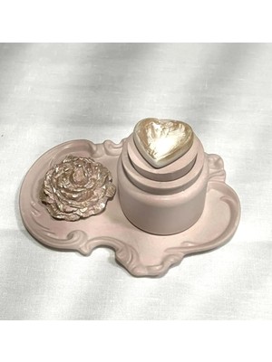 Die Grup Tr Kavanoz Soya Mumu& Şakayik Koku Taşı(Pudra Pembe)