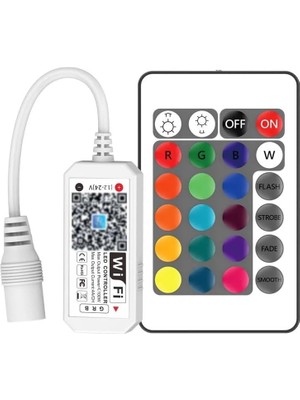 Die Grup Tr Wifi Rgb LED Kontrol Cihazı Dc 100W 4A 5-24V Magic Home Uzaktan Kumandalı Kontrol App Uygulama Ios/android