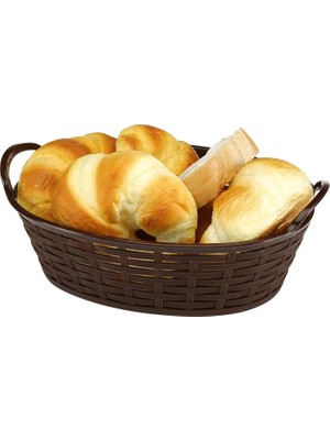Die Grup Tr Hasır Desenli Ekmek Sepeti Oval 28 cm