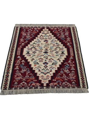 Die Grup Tr Zehra Abla Halı El Dokuma Naif Otantik Iran Sine Yün Kilim RENKLI-120 x 140