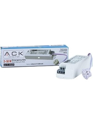 Die Grup Tr Ack Acil Aydınlatma Kiti 3-50W AC15-00609