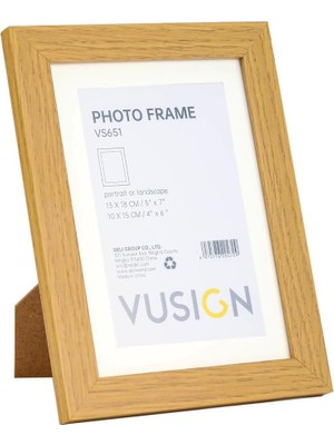 Die Grup Tr VS652 Mdf Fotoğraf Çerçevesi 15X20 cm Ahşap Masaüstü ve Duvar Askılı Çerçeve