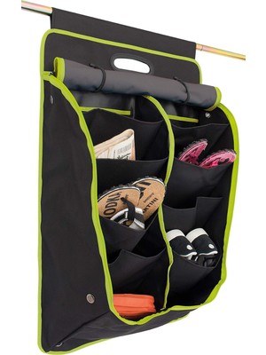 Die Grup Tr Organizer Oxford Large 53 x 80 cm Polyester Black/lime