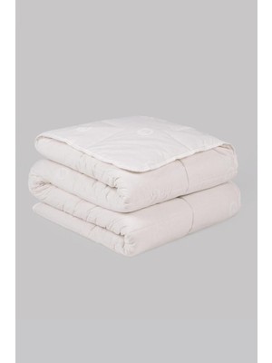 Die Grup Tr Cozy Home Çift Kişilik Ranforce Pamuk Yorgan 195X215 Krem