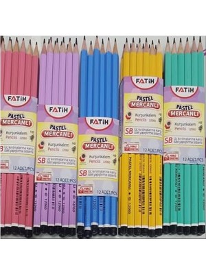 Die Grup Tr Kursun Kalem Mercanlı Pastel Koselı 12 Lı