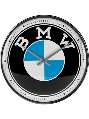 Die Grup Tr Retro Duvar Saati Bmw Logosu – Araç Aksesuarları Hayranları Için Hediye Fikri Büyük Mutfak Saati, Vintage Tasarım, Dekorasyon Için 31 cm