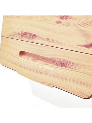 Die Grup Tr Motek Bambu Tekerlekli Organizer Çok Amaçlı Saklama Kutusu 2X12 Lt