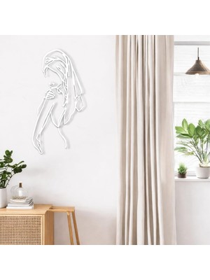 Die Grup Tr Minimalist Metal Duvar Dekoru – Modern Salon ve Ofis Süsü