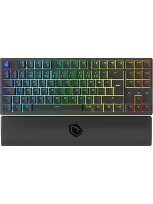 Die Grup Tr Rapid Pro Tkl Monster Tactile Red Switch 80 M Tıklama Kablolu Mekanik Rgb Oyuncu Klavyesi (Siyah)