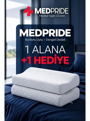 Die Grup Tr Pride Ortopedik Boyun Destekli Yastık, 1 Alana 1 Hediye