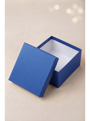 Die Grup Tr Mavi Premium Karton Hediye Kutusu 26X26X13 cm