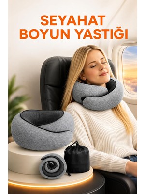 Die Grup Tr Ortopedik Spiral Boyun Destekli Seyahat YASTIĞI%100 Ortopedik Visko