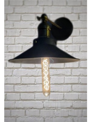 Die Grup Tr T30 Dekoratif Rustik Uzun Ampül, 18 Cm, E27 Duy, 40 Watt, Sarı Işık