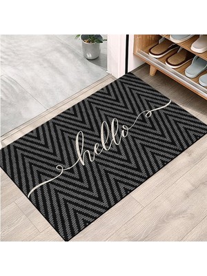 Die Grup Tr Kapı Önü Paspası - Modern ve Şık Kapı Paspası | Ev, Ofis ve Dış Mekân Kullanımı Için (Hello Zigzag) 40X60