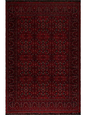 Die Grup Tr Türkmen 08 Etnik Desen Kilim, Kırmızı, 80 x 200