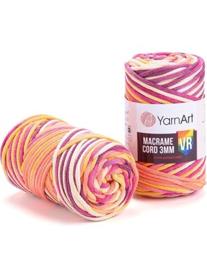 Die Grup Tr Art Macrame Cord 3 mm Vr - Makrome El Örgü Ipi EBRULI-912