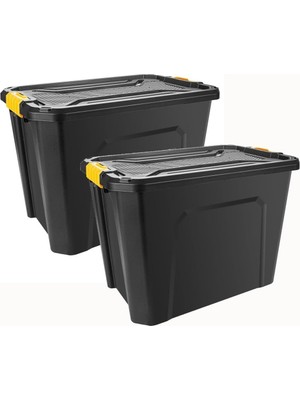 Die Grup Tr Saklama Kutusu 60 Lt x 2 Adet, Gri, 580X380X405 mm