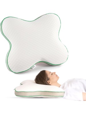Die Grup Tr Kelebek Ortopedik Boyun Yastığı Memory Foam 51X44X12.5 cm