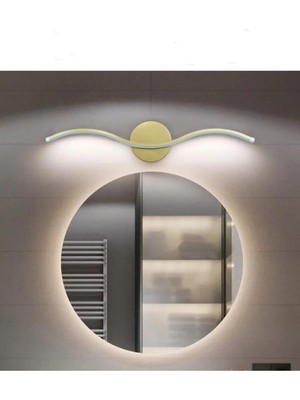 Die Grup Tr Diana Modern Tasarım Eskitme Renk Gün Işığı Ledli Banyo - Mutfak - Salon LED Duvar Aplik
