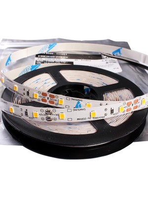 Die Grup Tr Ledronics Premium 12V 2835 Şerit LED 10 Metre (2X5M Set) - Iç Mekan IP20 Aydınlatma, 12W/MT 8mm 60 Led, (3000K / 10000K Varyasyon) (3000K, 20 Metre)