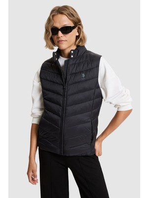 U.S. Polo Assn. Kadın Siyah Yelek 50328169-VR046