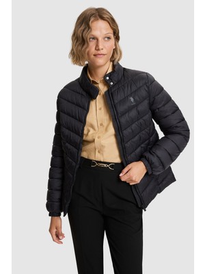 U.S. Polo Assn. Kadın Siyah Mont 50328149-VR046