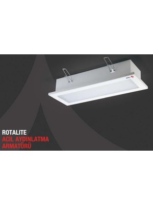 Die Grup Tr Arsel Rotalite AE-9213-L Acil Aydınlatma Armatürü Sürekli ve Kesintide 180 Dak. Yanan 500 Lümen LED