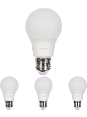 Die Grup Tr 40W LED Ampul, 6500K Beyaz Işık, E27 Normal Duy 4lü Paket