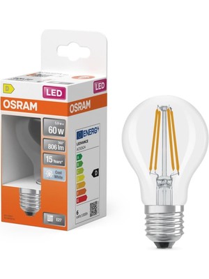 Die Grup Tr LED Filament 5.9W 806 Lümen 4000K E27 Duy Kırık Beyaz Işık Ampul