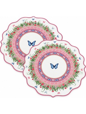 Easy Life Collection's Spring Parade 2’li Amerikan Servis Seti - 34,5 x 34,5 cm