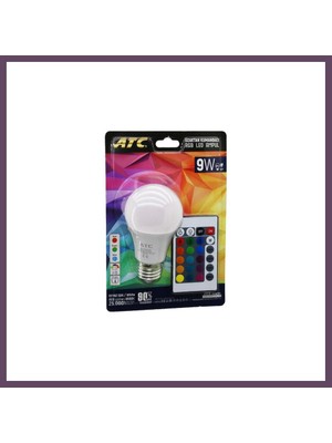 Bezos Atc 9W Kumandalı Beyaz+Rgb LED Ampul 1 Adet Bhs