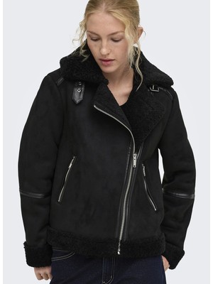 Only 15374148C-N10 Siyah Kadın Mont