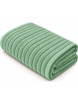 Marlith Home Askı Halkalı Banyo Havlusu 70X140 cm / 100X150 Cm, Çizgili Desenli, Farklı Renk Seçenekli