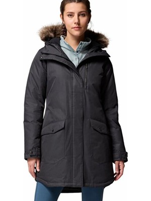 Columbia WL0885 Suttle Mountaın Long Insulat Antrasit Kadın Spor Mont
