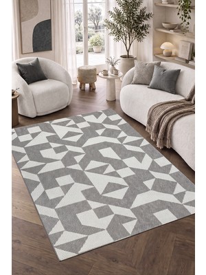 Colore Home Sisal Gri Kesme Halı Sisal Yolluk Mutfak Halısı