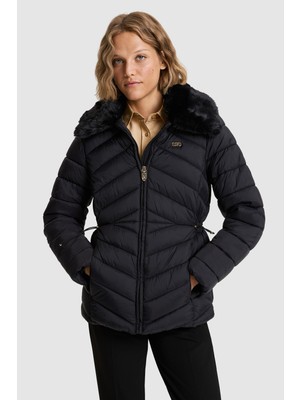 U.S. Polo Assn. Kadın Siyah Mont 50326248-VR046