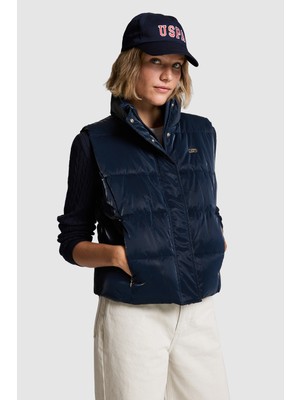 U.S. Polo Assn. Kadın Lacivert Yelek 50326268-VR033
