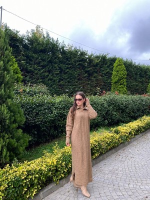 Yetki Tekstil Triko Yumoş Elbise