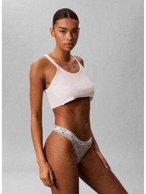 Calvin Klein 000QD5043E Ck Women Gri Melanj Kadın Tanga