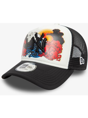 New Era Mlb Graphıc Trucker Neyyan Whıblk Beyaz Şapka 60595223-01