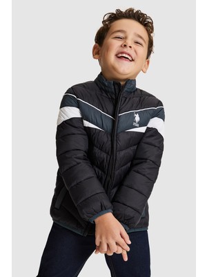U.S. Polo Assn. Erkek Çocuk Siyah Mont 50326306-VR046