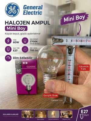 General Electric Mini Halojen Ampul