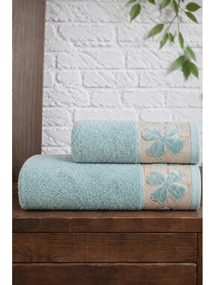 Mela Home 2'li Banyo Havlu Seti Hamam Takımı- El ve Yüz Havlusu- Çeyiz - Hediyelik 100% Pamuk