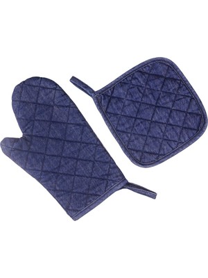Bambum Home Sole 2'li Mutfak Seti Koyu Jean