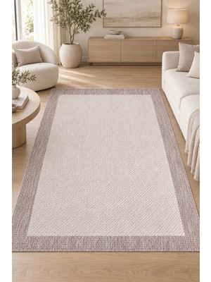 Sihirli Halı Oslo Modern Sisal Görünümlü Polyester Halı, Robot Süpürge Uyumlu, Mutfak Oturma Odası Koridor Halısı