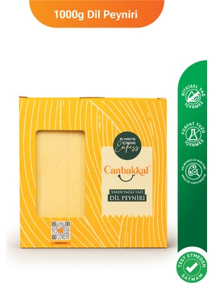 Canbakkal Yarım Yağlı Taze Dil Peyniri 1 Kg / Koruyucu Ve Katkı Maddesi İçermez
