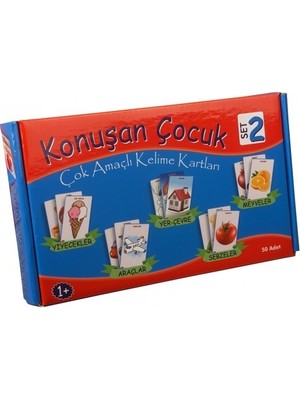 Bilteg Konuşan Çocuk 1-3 Yaş Dil Eğitim Seti 2