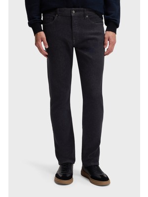 Boss Pamuklu Slim Fit Düz Paça Jeans Erkek Kot Pantolon 50553407 401