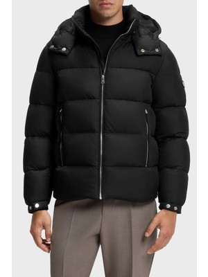 Boss Kapitoneli Regular Fit Çıkarılabilir Kapüşonlu Şişme Mont Erkek Mont 50565108 001